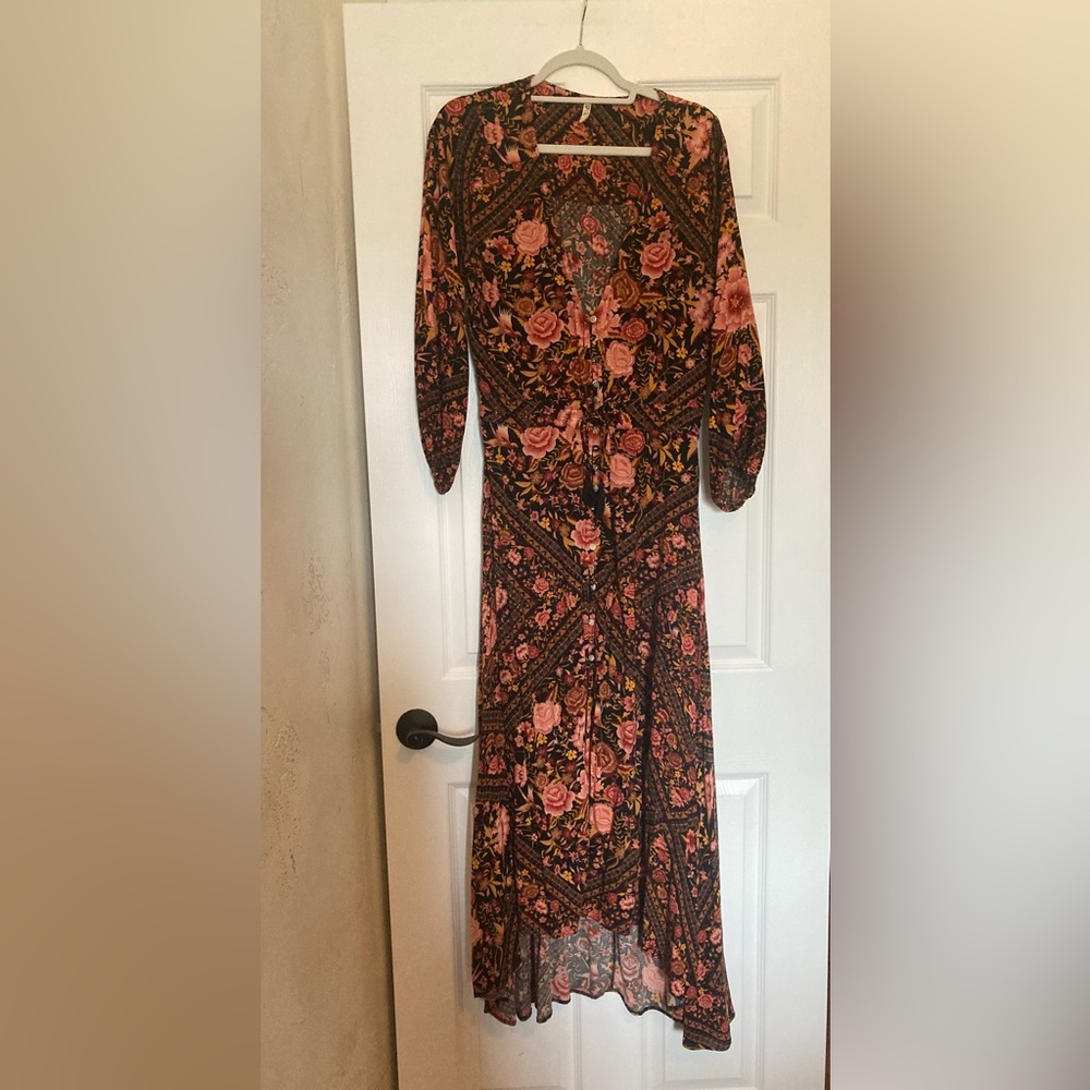 Spell Free People Babushka Gown, Amber, Size Medium - Picture 6 of 11